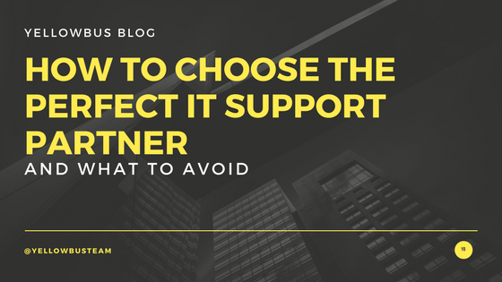 How to choose the perfect IT & Technology Partner